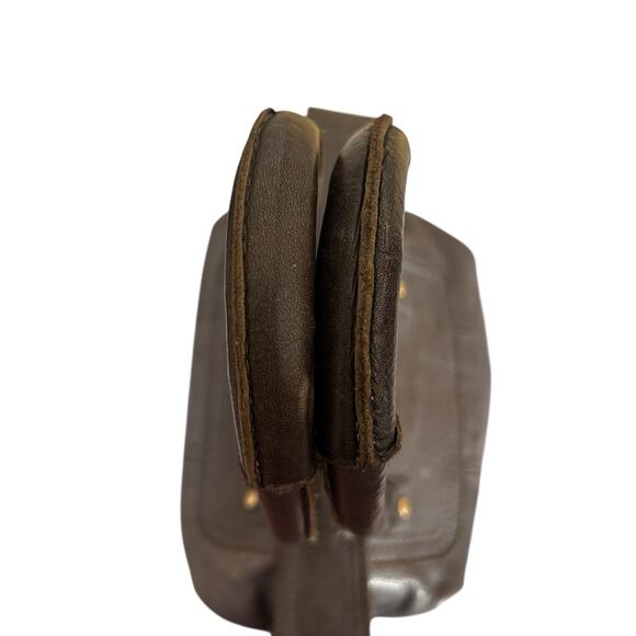 See By CHOLE Gray Leather Satchel Shoulder Handbag With Zips And Gold Hardware - Picture 9 of 16